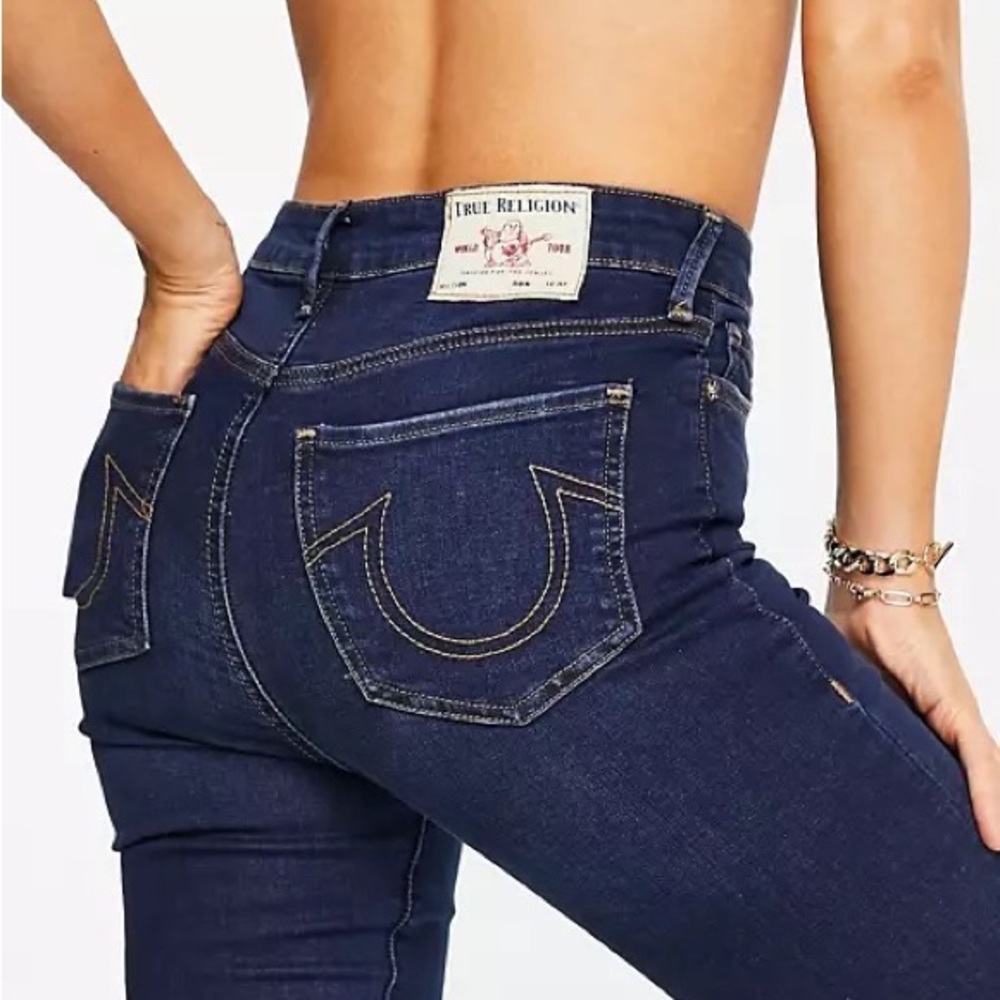 True Religion caia skinny jeans in dark wash